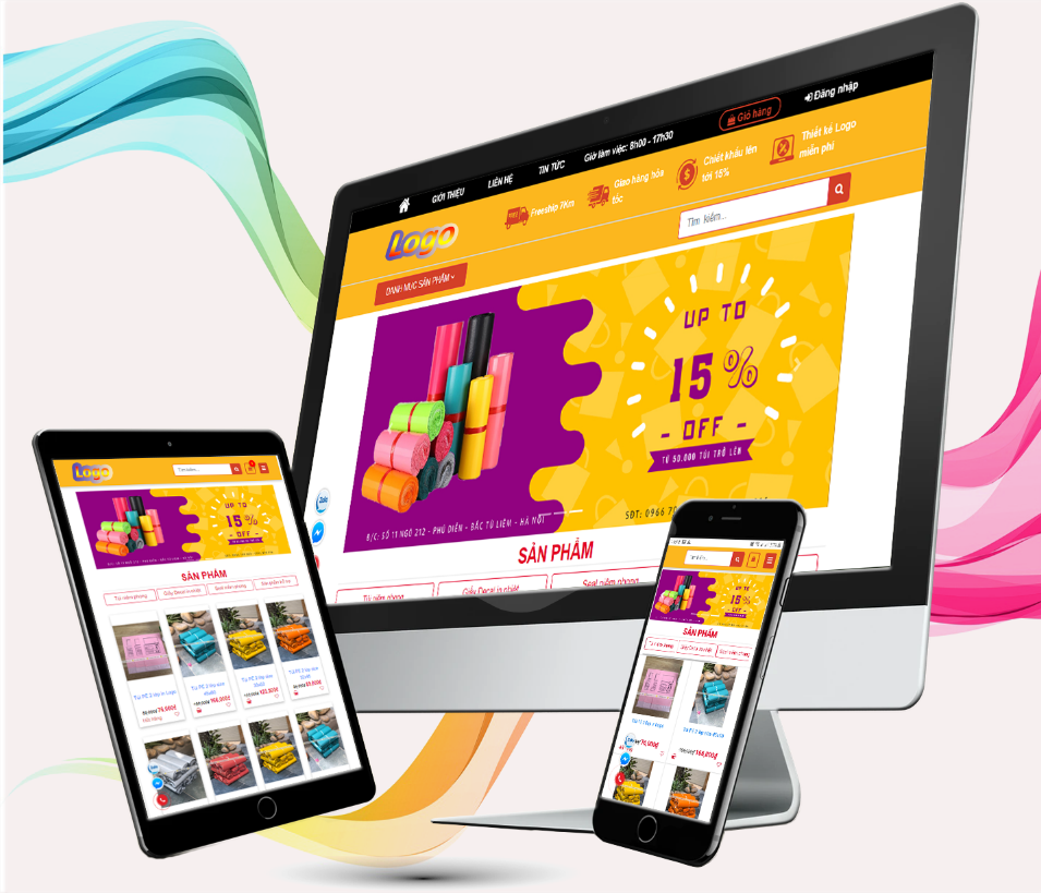 Thiết kế, xây dựng website chuyên lĩnh vực bán hàng, giới thiệu sản phẩm chuẩn SEO, độ an toàn cao